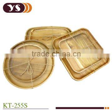 OEM wooden hospital food tray