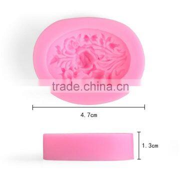 Silicone Rose Cake Mold Flower Handmade Soap Mould photo-5