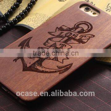 Mobile display case for iphone 6 wood case from CHINA supplier.