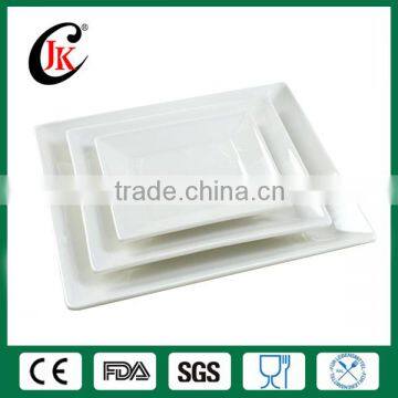 Wholesale White Square Ceramic Plate, Porcelain Cheap Dinner Plate