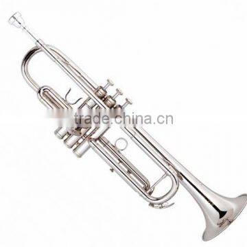 Nickel Plated Standard Trumpet Cheap Price Brass Body Material