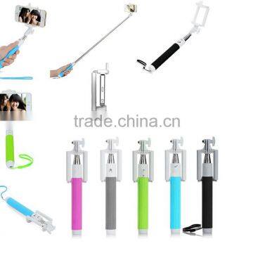 Wholesale Wireless Selfie Stick With Bluetooth Shutter Button,aluminum Mobile Phone Selfie Stick