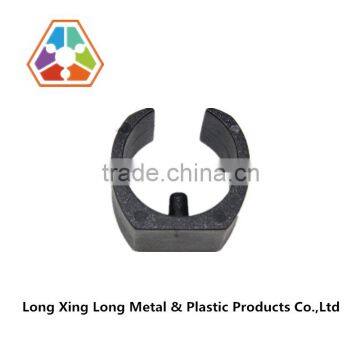 M 31.8mm PA6 black C shape pipe clamp