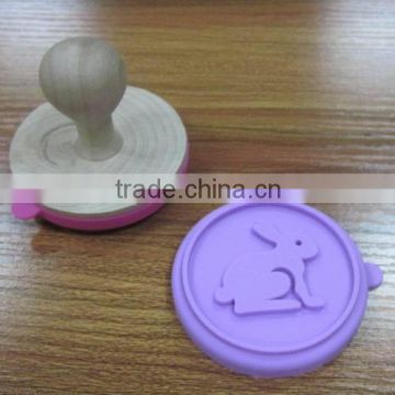 Easter silicone cookie stamp