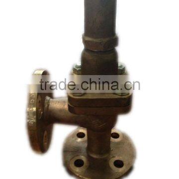 Flanged bronze right angle safety valves