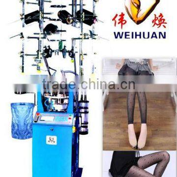 4 inch fully automatic single cylinder jacquard silk stocking/pantyhose knitting machine