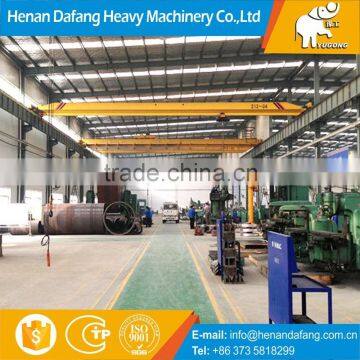 LD Type Workshop Electric 10 ton Single Girder Bridge Crane Price With Double Speed