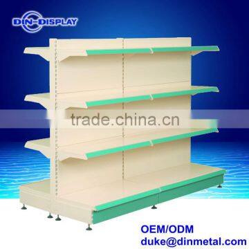 OEM Double Sided Economy Gondola Shelving With End Cap Units photo-3