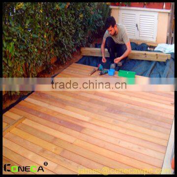 outdoor hollow decking for decorative