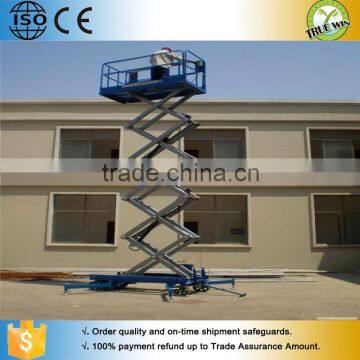 Used scissor lift hoist man lift platform vertical mobile scissor lift