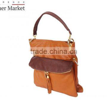Hobo Bag With Long Strap Handbags Italian Bags Genuine Leather Florence Leather Fashion