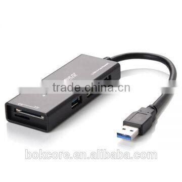 H3TS-U3 superspeed 3 port usb 3.0 hub with card reader function