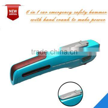 Camping Hiking Fishing Multifunctional Outdoor Tool With LED Light, Cutter, SOS, Universal Charger, Power Generator photo-3
