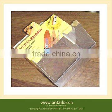 stationary plastic folding box for packing