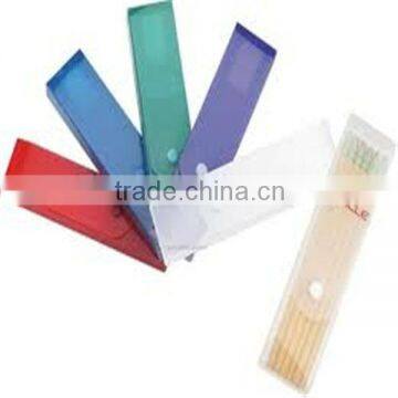 clear plastic PP Pencil Box