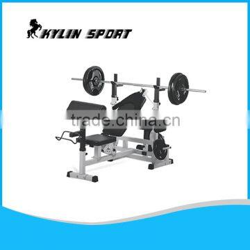 Barbell set multifunctional weight lifting bed bench stand rack barbell