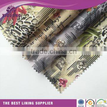 High Quality 190 poly taffeta/High Quality 210t taffeta print lining/High Quality 190t polyester taffeta