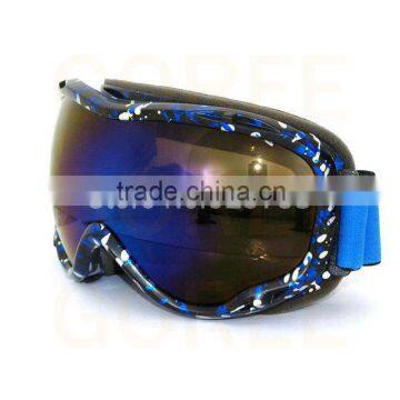 Dual Lenses Ski Goggles Snowboard Skate Goggles Motorcycle Off-Road Cycling Blue Lenses Goggle Glasses Eyewear photo-3