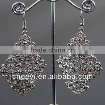 Rose Cut Diamond Wholesale Fashion Jewelry Huggie Earrings