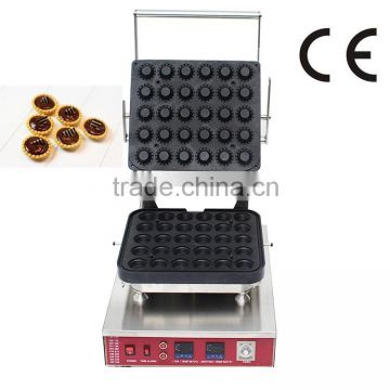 New product automatic 30 pieces commercial egg tart forming machine,round egg tart baking machine, egg tartlets pie machine