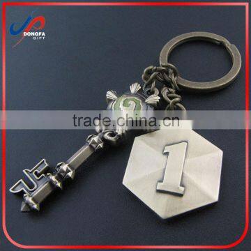 Game WOW Keychain Wow Hearthstone Key Chain Logo Pendant Keyring Official Classic Game Key Chain Ring For Fans