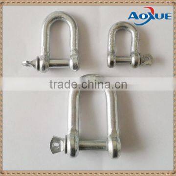 Carbon steel dee shackle, stainless steel d shackle