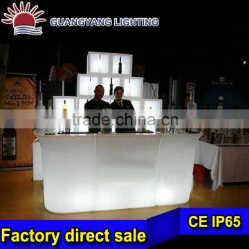 LED Night Lights Decorative Bar Wireless Rechargeable Rotomolding Plastic LED Chair Table light up led plastic bar table