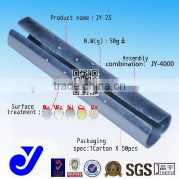 JY-25|Zinc plated metal accessories for lean pipe|Anti-rust coated pipe inner joint|Metal accessories for storage shelf