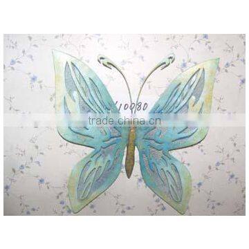 wrought iron art crafts outdoor patio garden hanging ornaments metal butterfly wall decoration