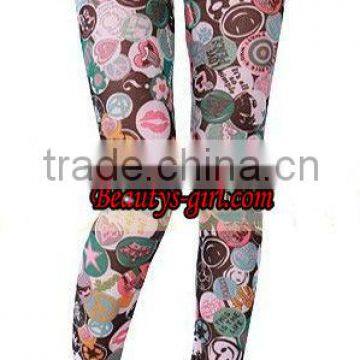 fashion beauty pattern thin sexy leggings