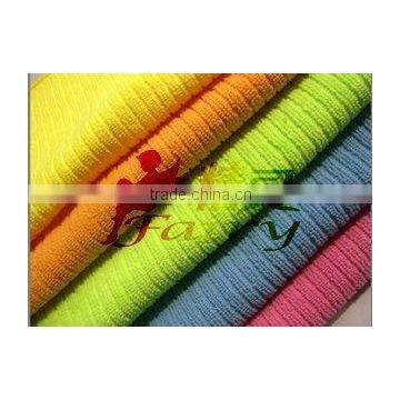 polyester/nylon microfiber stripe fabric