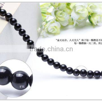 DIY Jewelry Accessories Necklace Bracelet Beads 4mm 6mm 8mm 10mm 12mm 14mm 16mm Wholesale Cheap Black Natural Agate Bead photo-3