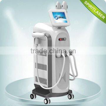 3 in 1 SHR+IPL+YAG Multi-function Machine Movable screen CPC mini ipl laser epilator 10HZ