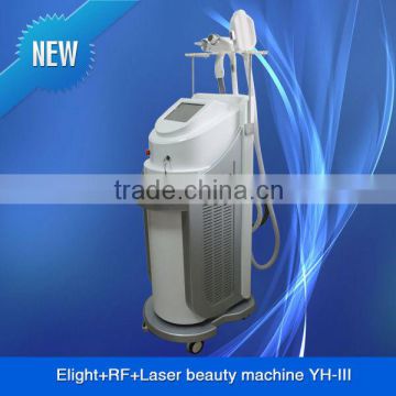 China Keyword IPL+RF+Laser Tattoo Removal Multifunction Beauty machine with CE on sale (FB-YH-III)