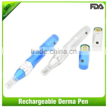 hot derma pen rechargeable with 2 battery