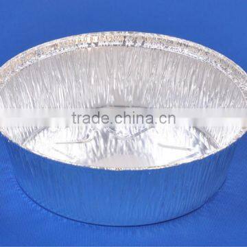 Disposable Large Aluminium Foil Round Food Container Tray