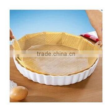 Round paper baking liner 8 flower cut pot liner cake mould liner with handle