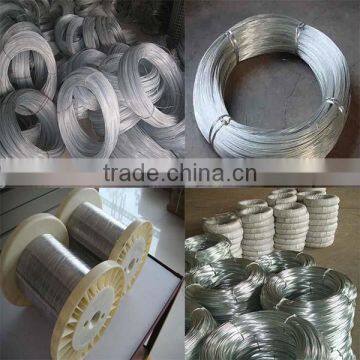 Manufacturer Zinc Coated Galvanized Wire Stainless Steel Wire