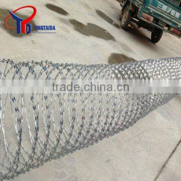 hot dip galvanized steelsheet razor barbed wire of china factory