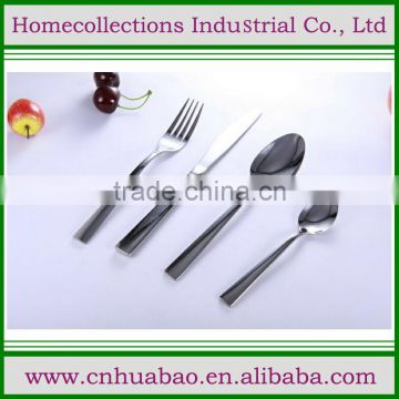 wholesale 304 stainless steel spoon and fork cutleries for restaurant