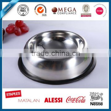 wholesale round shape Stainless Steel dog feeder Bowl