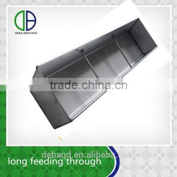 custom design Long Feeding Trough Feeder for pigs