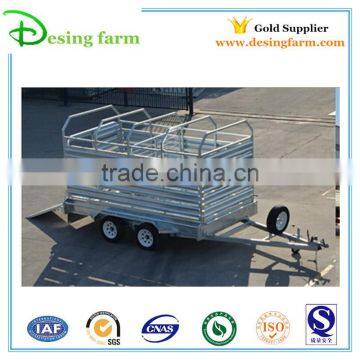 Hot dipped galvanized livestock trailer of side panel for sale