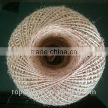 jute nature twine rope /jute rope 6mm.