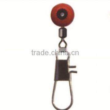 Big style fishing head swivel with interlock snap