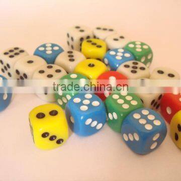 Top quality acrylic 12mm dot dice