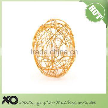 christmas ornaments ball/gold wire ballls