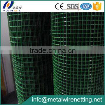 Green 2x2 PVC Coted Welded Wire Mesh