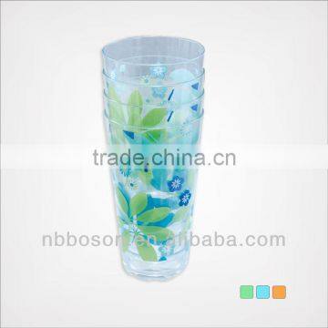 4 pcs plastic tea cup