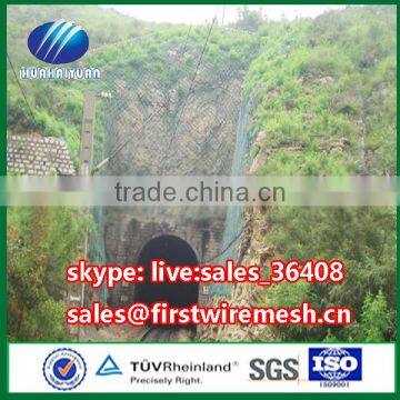 Slope stabilization mesh active protection rockfall netting fly rock blasting net factory